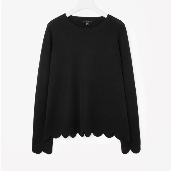 COS Sweaters - COS scalloped merino wool jumper